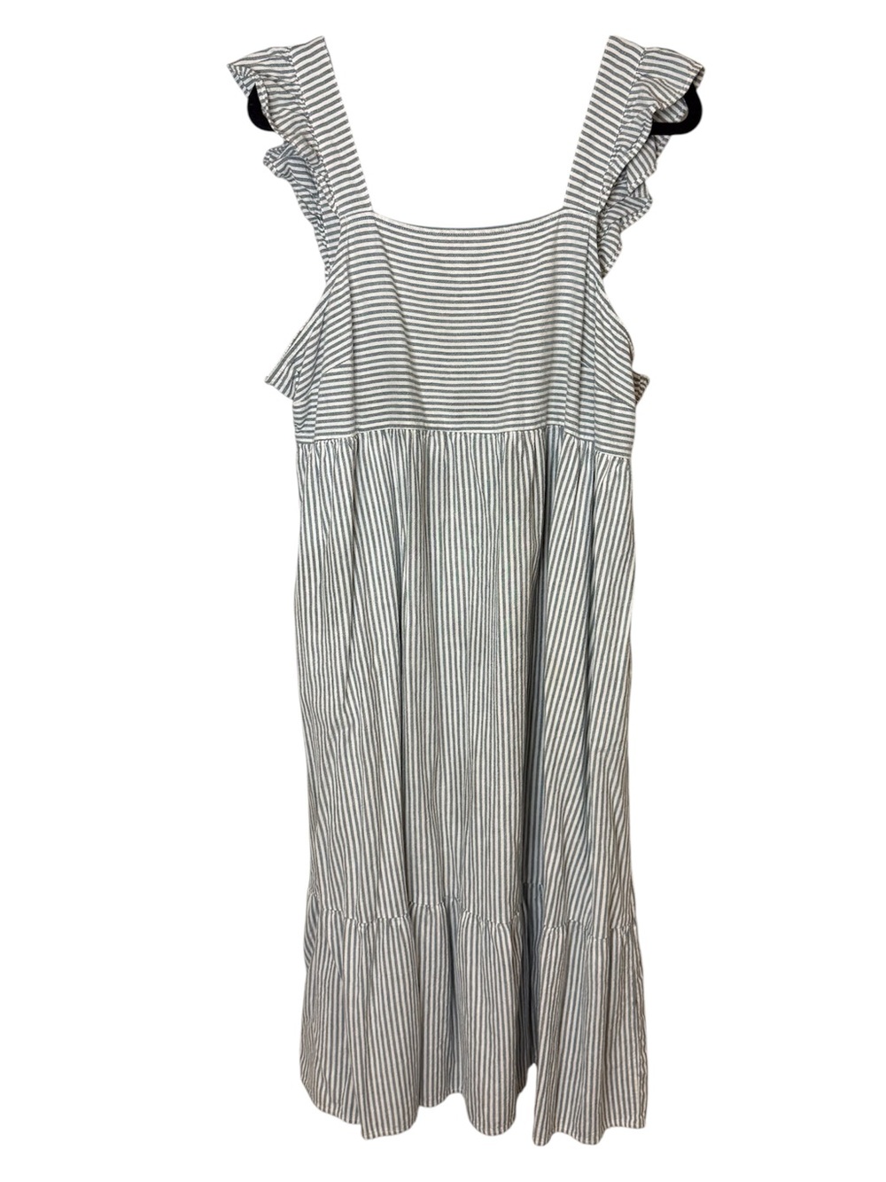 Universal Thread Blue And White Striped Midi Dress